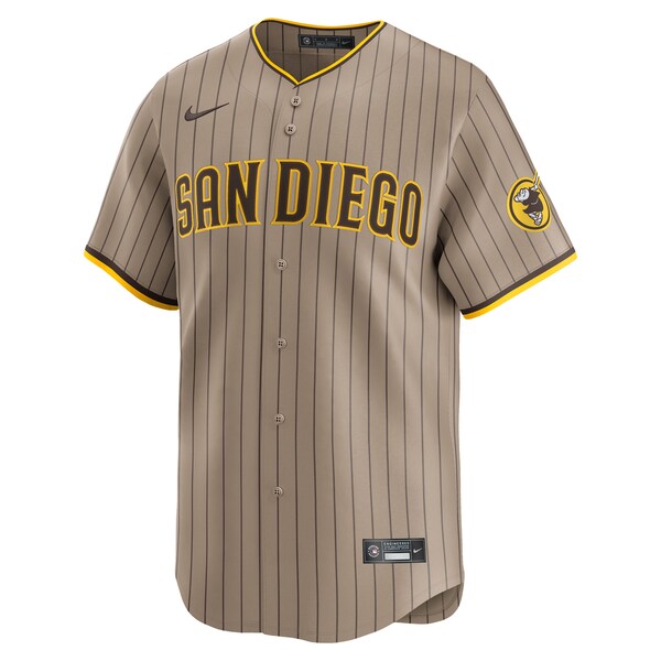 San Diego Padres Nike Alternate Limited Jersey?ยจC Khaki - Image 2