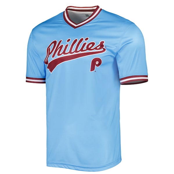 Philadelphia Phillies Stitches Cooperstown Collection Team Jersey - Light Blue - Image 2