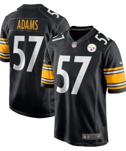Montravius Adams Pittsburgh Steelers Nike Game Player Jersey - Black