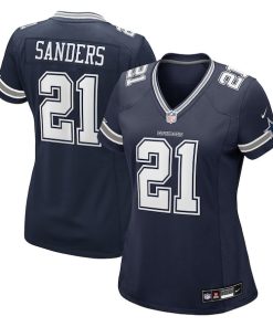 Deion Sanders Dallas Cowboys Nike Women's Team Retired Player Game Jersey -  Navy