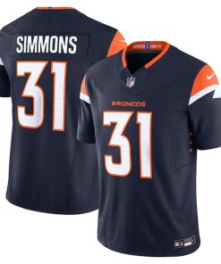 Justin Simmons Denver Broncos Nike Vapor F.U.S.E. Limited Jersey - Navy/Orange/White