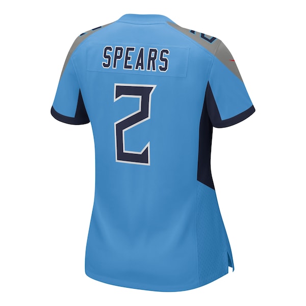 Tyjae Spears Tennessee Titans Nike Women's Team Game Jersey - Light Blue/Navy - Image 4