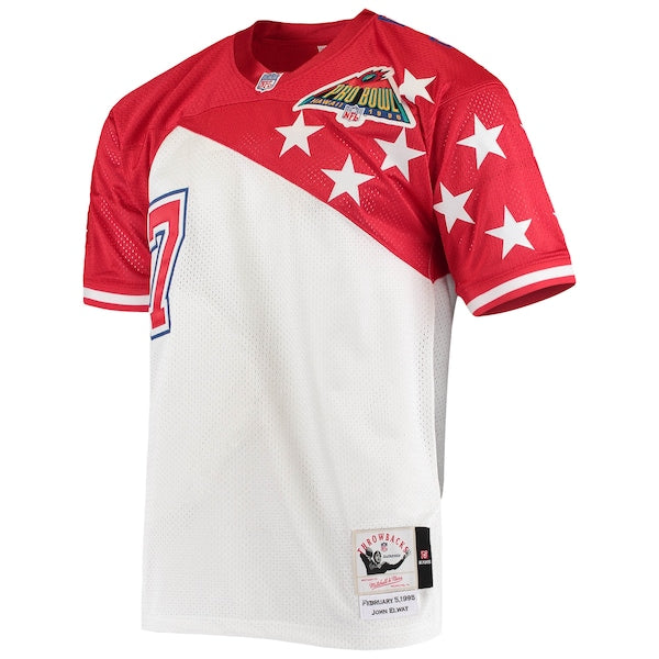 John Elway AFC 1995 Pro Bowl Authentic Jersey - White/Red - Image 2