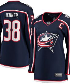 Boone Jenner Columbus Blue Jackets Women's Home Breakaway Player Jersey - Navy