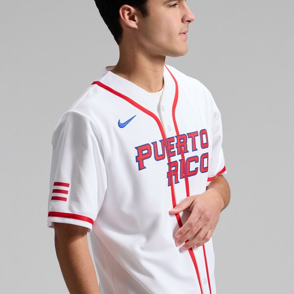 Puerto Rico Baseball Nike 2026 World Baseball Classic Home Stadium Jersey - White - Image 2