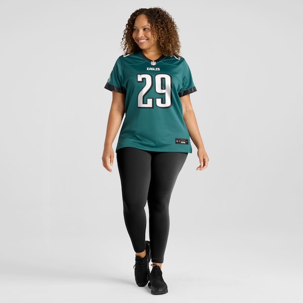 Avonte Maddox Philadelphia Eagles Nike Women's Team Game Jersey - Midnight Green - Image 6