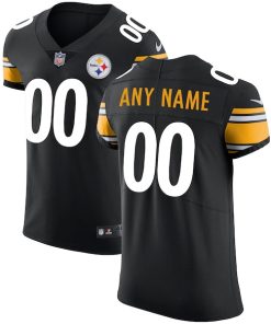Pittsburgh Steelers Nike Vapor Untouchable Custom Elite Jersey - Black