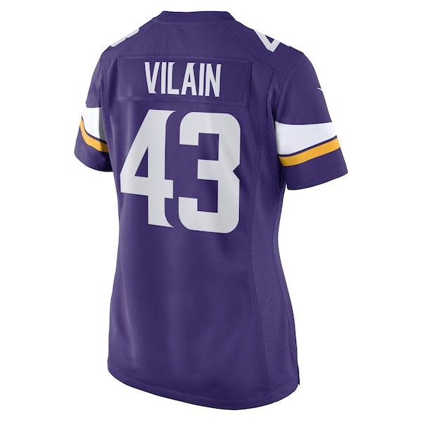 Luiji Vilain Minnesota Vikings Nike Women's Game Player Jersey - Purple - Image 3
