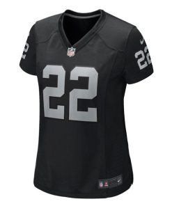 Alternative view of Alexander Mattison Las Vegas Raiders Nike Women's  Game Jersey -  Black