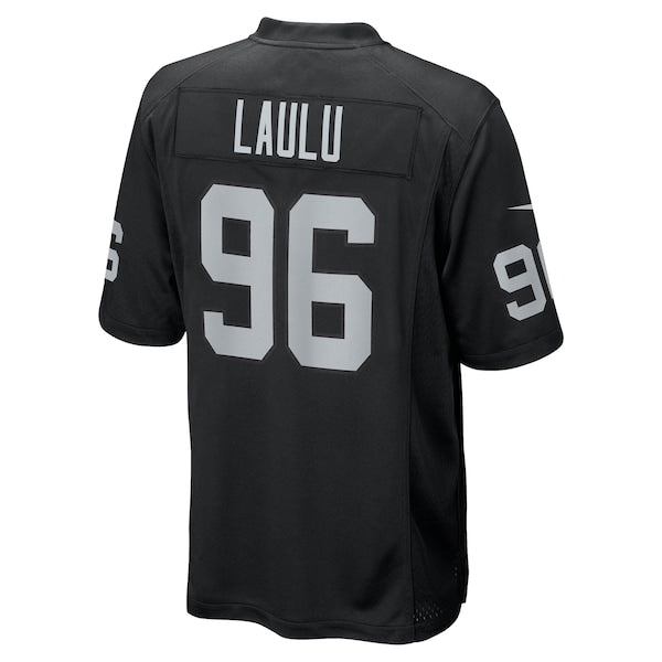 Jonah Laulu Las Vegas Raiders Nike Team Game Jersey - Black - Image 3