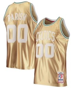 Robert Parish Boston Celtics 75th Anniversary 1985/86 Hardwood Classics Swingman Jersey - Gold