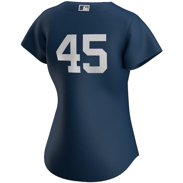 Gerrit Cole New York Yankees Nike Women's Alternate Replica Player Jersey - Navy/White - Image 4