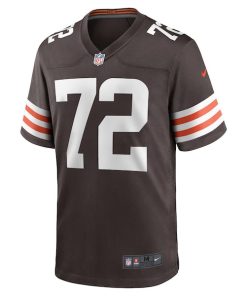 Alternative view of Ty Nsekhe Cleveland Browns Nike  Game Jersey -  Brown
