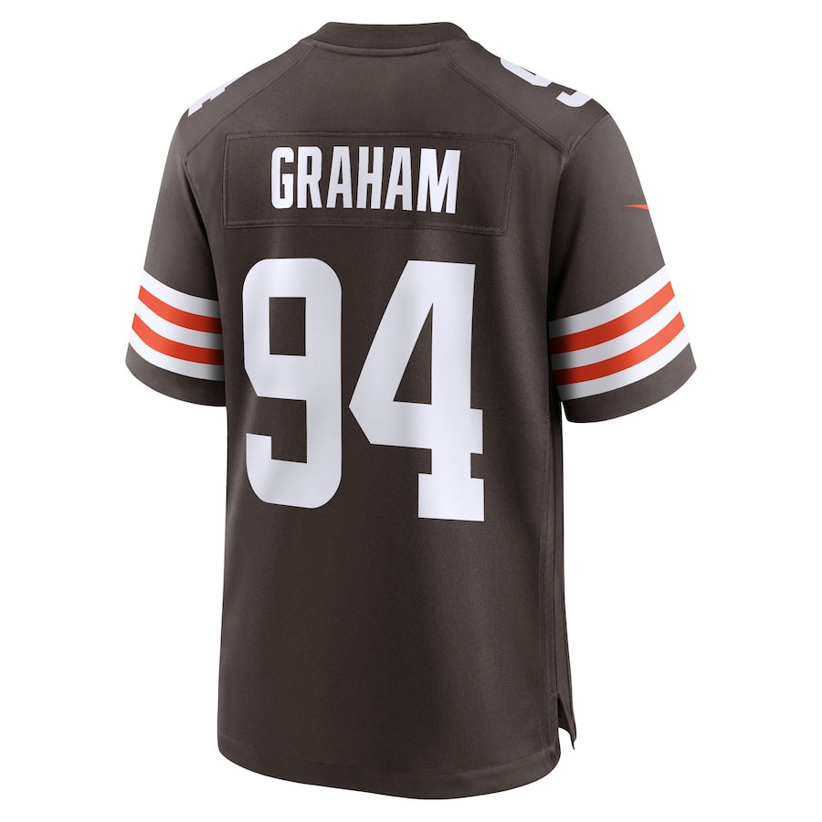 Mason Graham Cleveland Browns Nike 2025 NFL Draft First Round Pick Game Jersey - Brown - Image 3