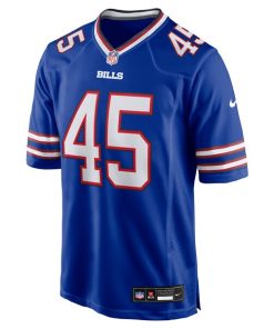 Alternative view of Shaq Thompson Buffalo Bills Nike Team Game Jersey -  Royal