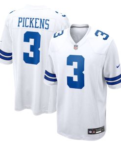 George Pickens Dallas Cowboys Nike Game Jersey - White/Navy