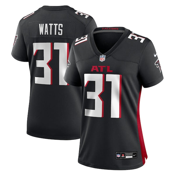 Xavier Watts Atlanta Falcons Nike Women's Team Game Jersey - Black