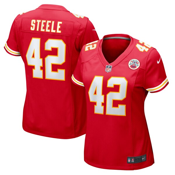 Carson Steele Kansas City Chiefs Nike Women's Game Jersey - Red - Image 2