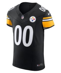 Alternative view of Pittsburgh Steelers Nike Vapor F.U.S.E. Elite Custom Jersey - Black