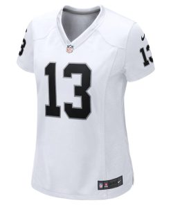Alternative view of Hunter Renfrow Las Vegas Raiders Nike Women's Game Player Jersey - White