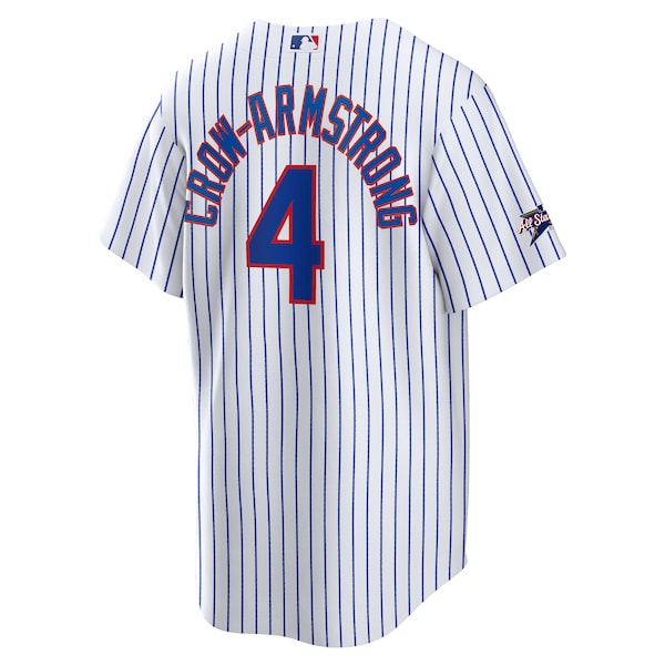 Pete Crow-Armstrong Chicago Cubs Nike 2025 MLB All-Star Game Home Replica Player Jersey - White - Image 3