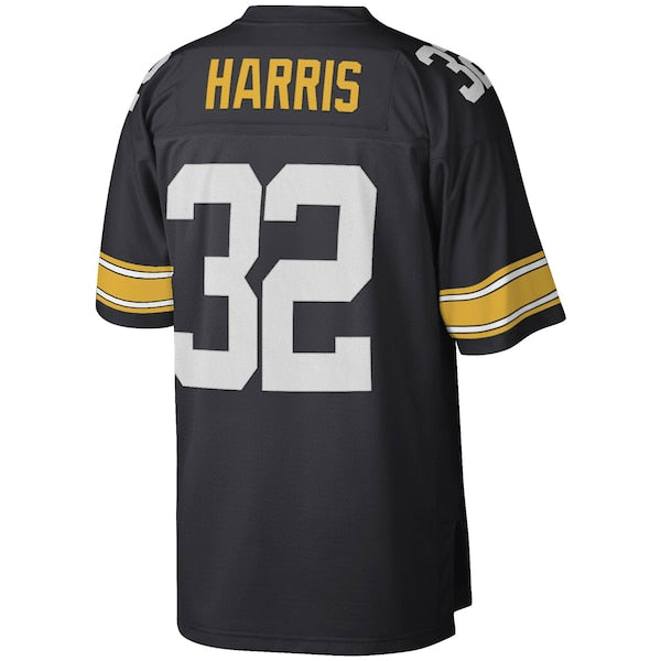 Franco Harris Pittsburgh Steelers Legacy Replica Jersey - Black/White - Image 4