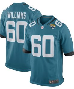Darryl Williams Jacksonville Jaguars Nike Game Player Jersey - Teal