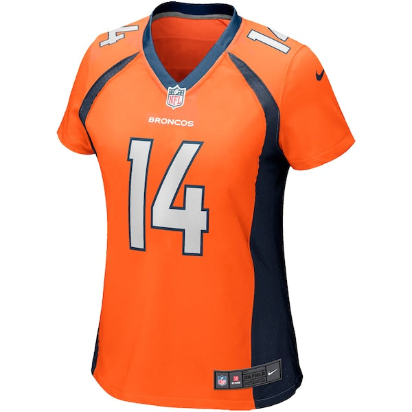 Courtland Sutton Denver Broncos Nike Women's Game Jersey - Orange - Image 3