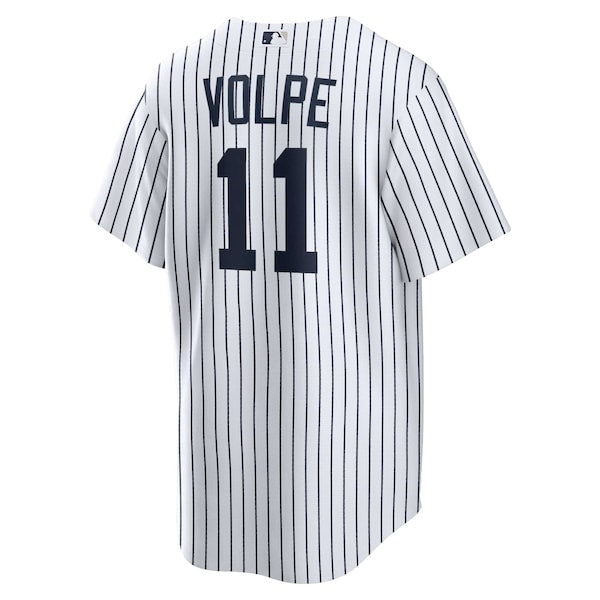 Anthony Volpe New York Yankees Nike Home Replica Player Jersey - White - Image 3