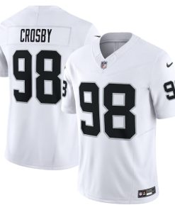 Maxx Crosby Las Vegas Raiders Nike Vapor F.U.S.E. Limited Jersey - White