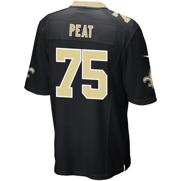 Andrus Peat New Orleans Saints Nike Game Player Jersey - Black - Image 3