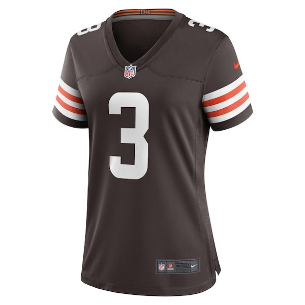 Marquise Goodwin Cleveland Browns Nike Women's Game Jersey - Brown - Image 2