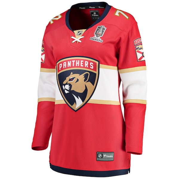 Sergei Bobrovsky Florida Panthers Women's Home 2024 Stanley Cup Champions Breakaway Player Jersey?ยจC Red - Image 2