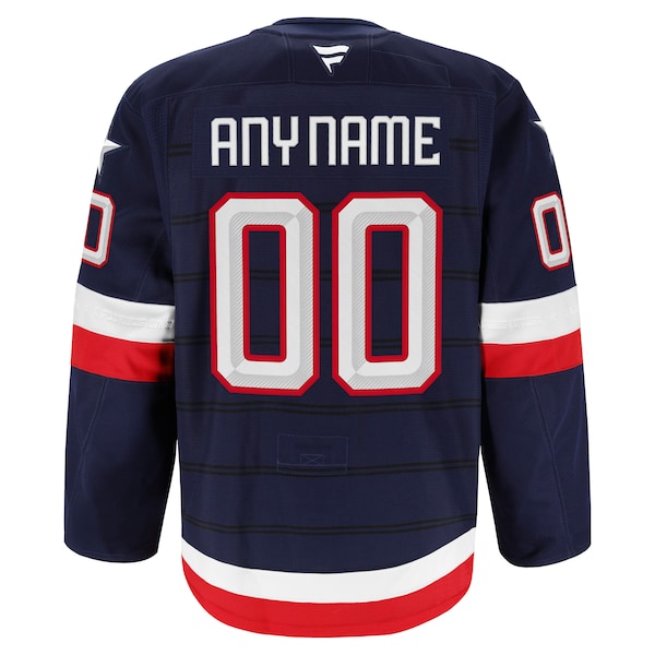 USA 2025 4 Nations Face-Off Authentic Pro Custom Jersey - Navy - Image 3