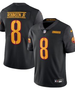 Brian Robinson Jr. Washington Commanders Nike  Vapor Untouchable Limited Jersey - Black/Burgundy