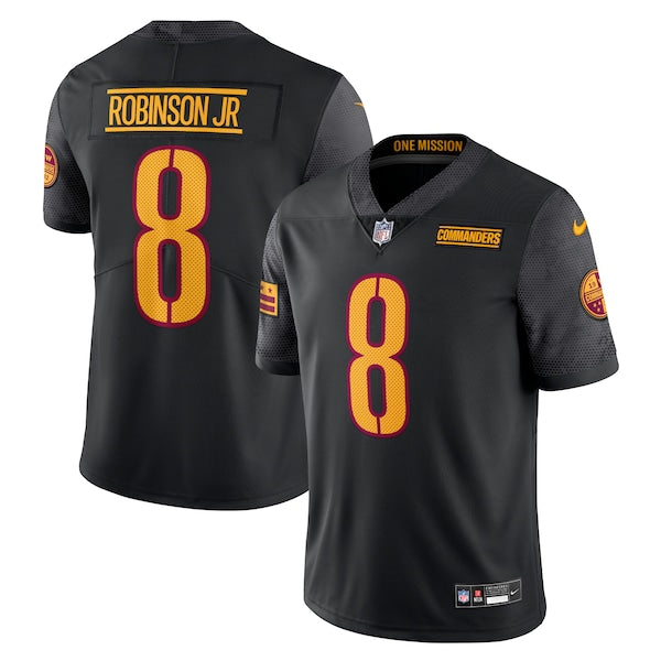 Brian Robinson Jr. Washington Commanders Nike Vapor Untouchable Limited Jersey - Black/Burgundy
