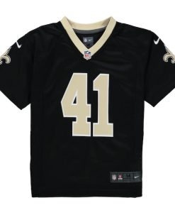 Alternative view of Alvin Kamara New Orleans Saints Nike Preschool Game Jersey - Black