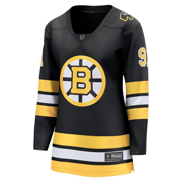 Nikita Zadorov Boston Bruins Women's Home Breakaway Player Jersey - Black - Image 2