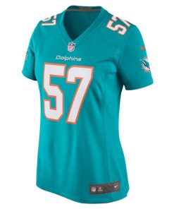 Alternative view of Brennan Scarlett Miami Dolphins Nike Women's Game Jersey - Aqua