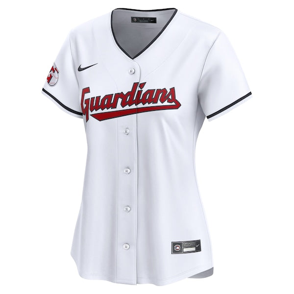 Cleveland Guardians Nike Women's Home Limited Custom Jersey - White - Image 2