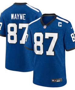 Reggie Wayne Indianapolis Colts Nike Indiana Nights Alternate Game Jersey - Royal/Royal