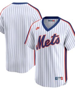 New York Mets Nike Throwback Cooperstown Collection Limited Jersey - White