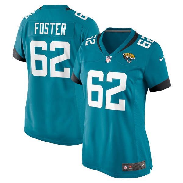 Javon Foster Jacksonville Jaguars Nike Women's Game Jersey - Teal