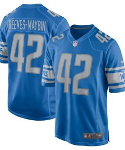 Jalen Reeves-Maybin Detroit Lions Nike Game Jersey - Blue