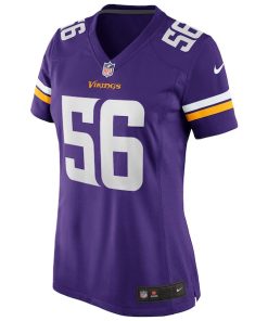 Alternative view of Chris Doleman Minnesota Vikings Nike Women's Game Retired Player Jersey - Purple