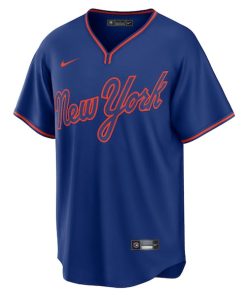 Alternative view of Francisco Lindor New York Mets Nike Alternate Replica Player Jersey - Royal