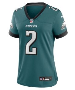 Alternative view of Jahan Dotson Philadelphia Eagles Nike Women's Team Game Jersey - Midnight Green