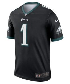 Alternative view of Jalen Hurts Philadelphia Eagles Nike Legend Jersey - Black