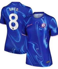Enzo Fern¨¢ndez Chelsea Nike Women's 2024/25 Home Replica Player Jersey - Blue