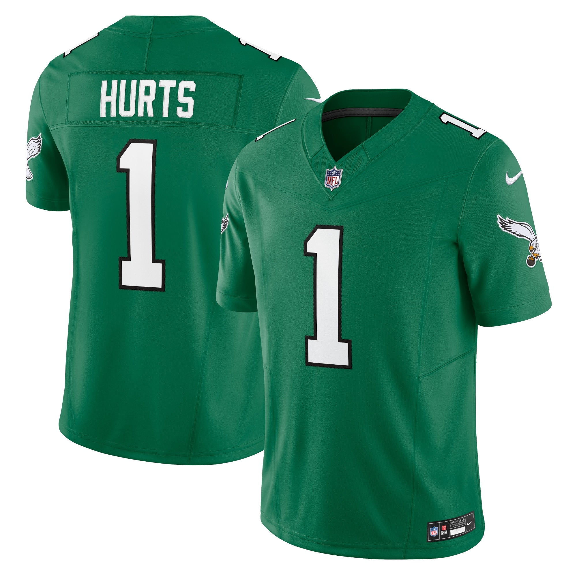 Jalen Hurts Philadelphia Eagles Nike Vapor F.U.S.E. Limited Jersey - Black/Green/Kelly Green/White - Image 13
